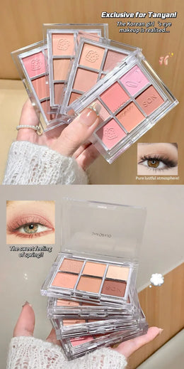 KissICON Kiss Icon SHAQINUO Six Color Eyeshadow Palette -