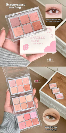 KissICON Kiss Icon SHAQINUO Six Color Eyeshadow Palette -