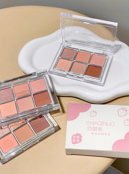 KissICON Kiss Icon SHAQINUO Six Color Eyeshadow Palette -