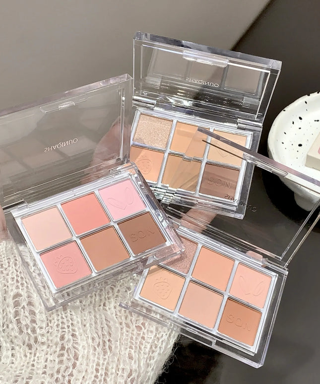 KissICON Kiss Icon SHAQINUO Six Color Eyeshadow Palette -