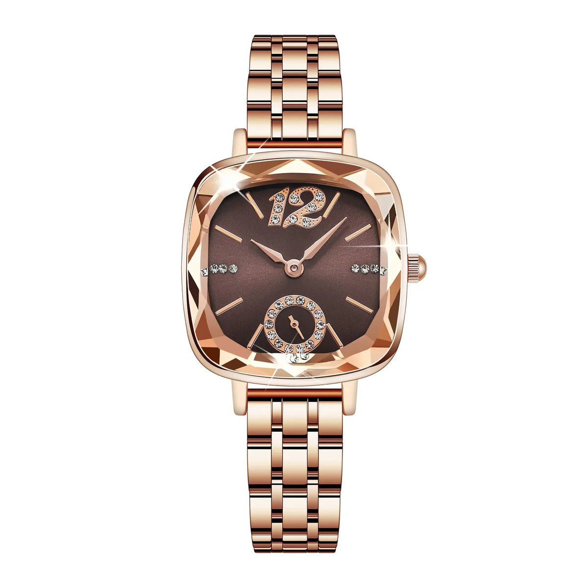 KissICON Kiss Icon UTHAI V1 Square Quartz Watch Diamond