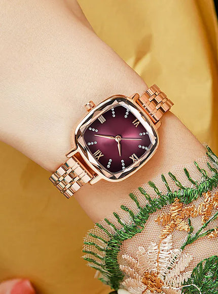 KissICON Kiss Icon UTHAI V1 Square Quartz Watch Diamond