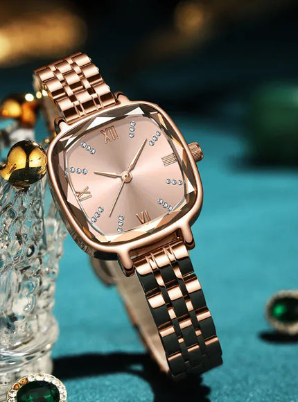 KissICON Kiss Icon UTHAI V1 Square Quartz Watch Diamond