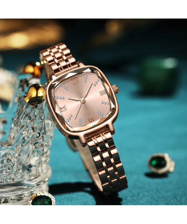 KissICON Kiss Icon UTHAI V1 Square Quartz Watch Diamond