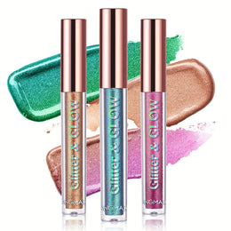 KissICON KissIcon 10 Color Glitter Liquid Eyeshadow Set -