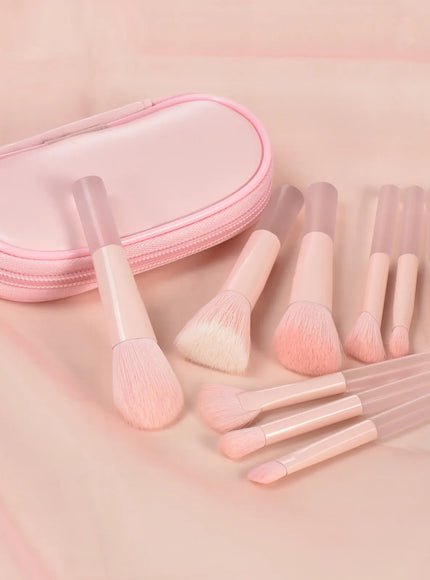 KissICON KissIcon 10 Color Mini Makeup Brush Set Portable