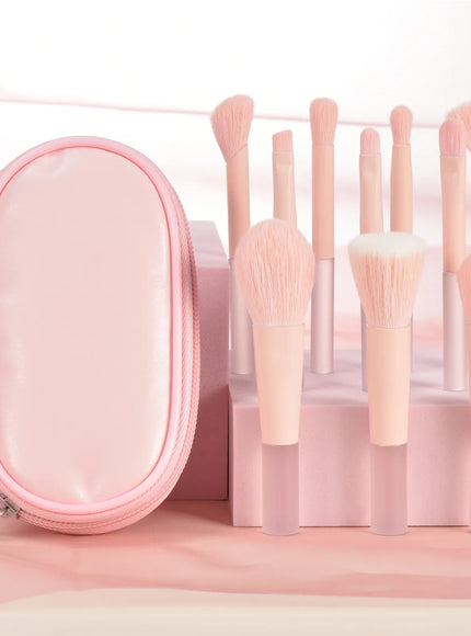 KissICON KissIcon 10 Color Mini Makeup Brush Set Portable