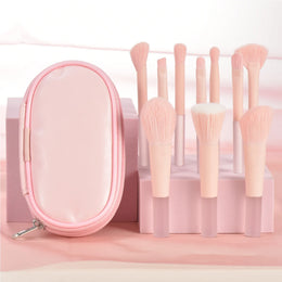 KissICON KissIcon 10 Color Mini Makeup Brush Set Portable