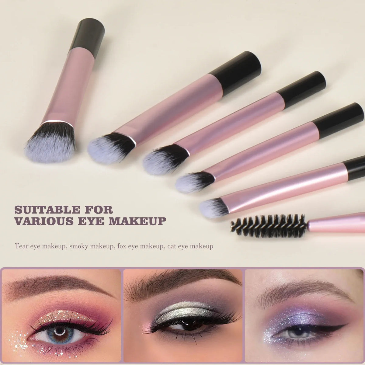 KissICON KissIcon 10 Color Mini Makeup Brush Set Portable