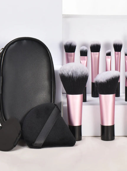 KissICON KissIcon 10 Color Mini Makeup Brush Set Portable