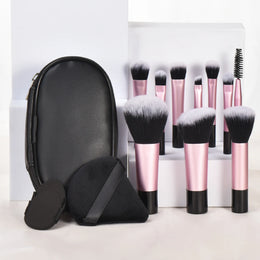 KissICON KissIcon 10 Color Mini Makeup Brush Set Portable