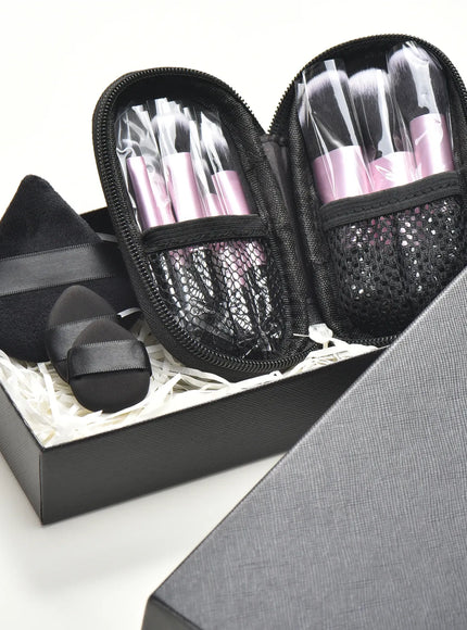 KissICON KissIcon 10 Color Mini Makeup Brush Set Portable