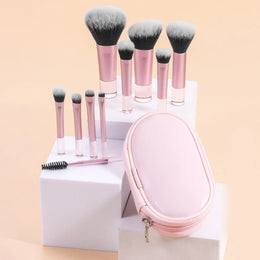 KissICON KissIcon 10 Color Mini Makeup Brush Set Portable