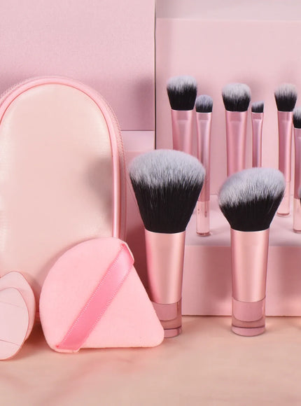 KissICON KissIcon 10 Color Mini Makeup Brush Set Portable