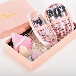 KissICON KissIcon 10 Color Mini Makeup Brush Set Portable