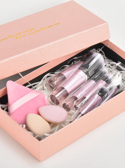 KissICON KissIcon 10 Color Mini Makeup Brush Set Portable