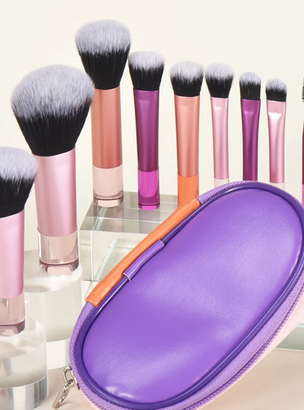 KissICON KissIcon 10 Color Mini Makeup Brush Set Portable