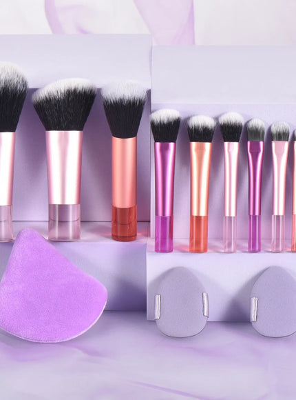 KissICON KissIcon 10 Color Mini Makeup Brush Set Portable