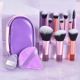 KissICON KissIcon 10 Color Mini Makeup Brush Set Portable