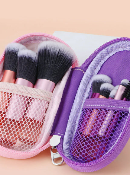 KissICON KissIcon 10 Color Mini Makeup Brush Set Portable
