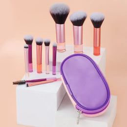 KissICON KissIcon 10 Color Mini Makeup Brush Set Portable