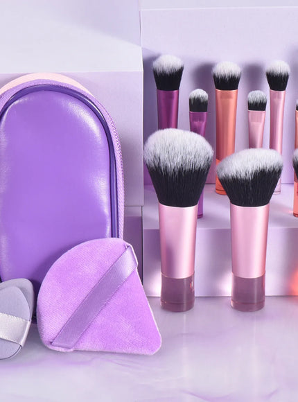 KissICON KissIcon 10 Color Mini Makeup Brush Set Portable