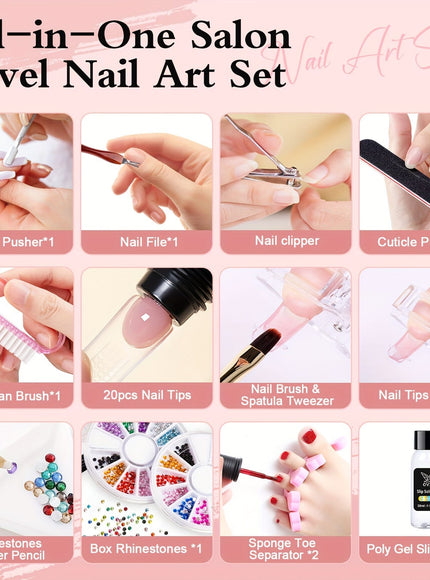 KissICON KissIcon 10 Colour Acrylic Nail Art Kit -