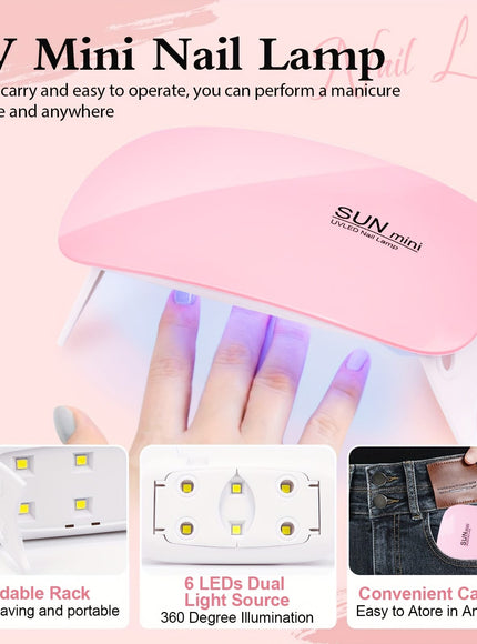 KissICON KissIcon 10 Colour Acrylic Nail Art Kit -