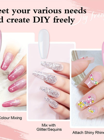 KissICON KissIcon 10 Colour Acrylic Nail Art Kit -