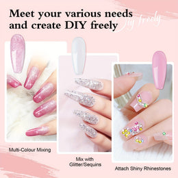 KissICON KissIcon 10 Colour Acrylic Nail Art Kit -