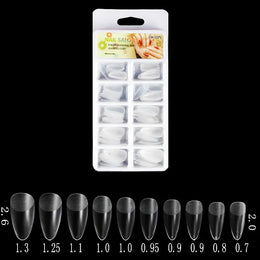 KissICON KissIcon 100Pcs Semi Frosted Clear Nails - Full