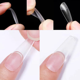 KissICON KissIcon 100Pcs Semi Frosted Clear Nails - Full
