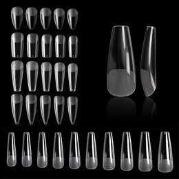 KissICON KissIcon 100Pcs Semi Frosted Clear Nails - Full