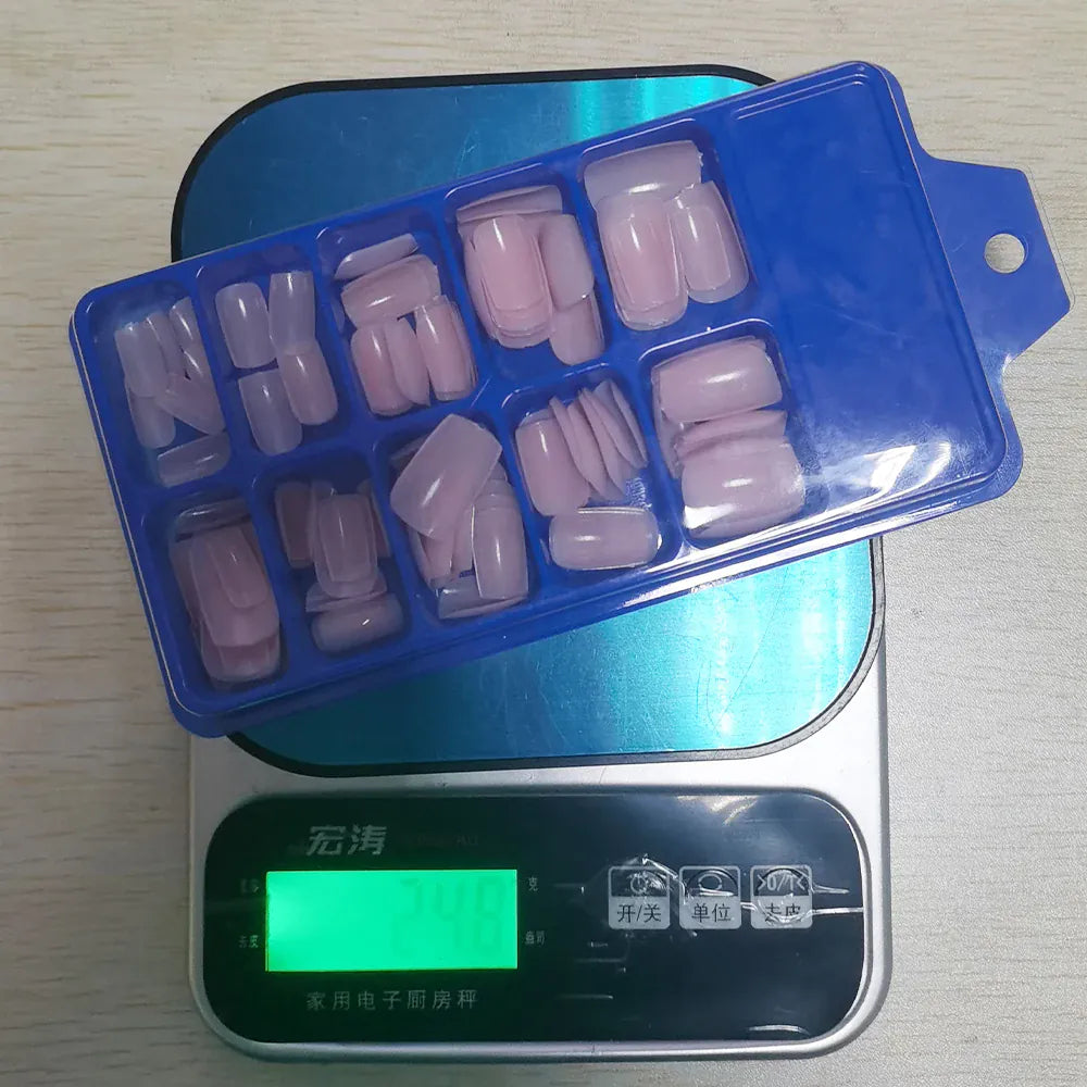 KissICON KissIcon 100Pcs Short Square Nails Full Cover Acrylic
