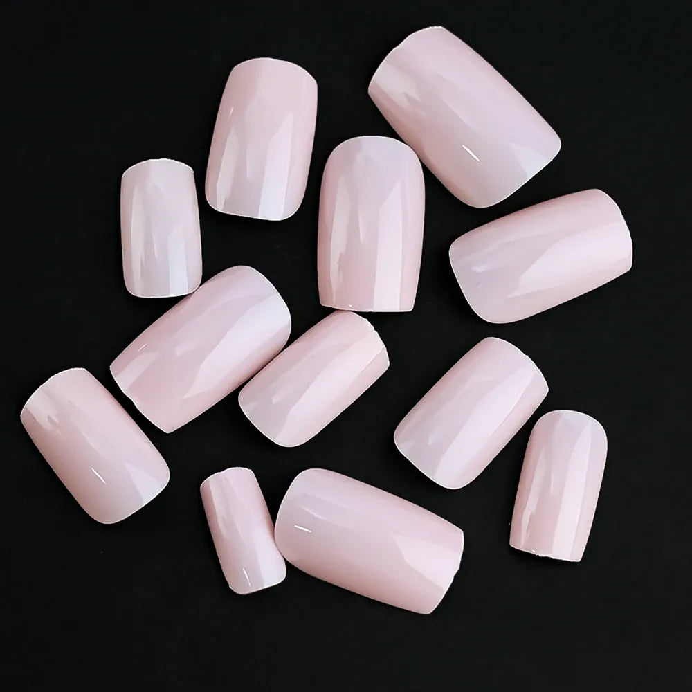 KissICON KissIcon 100Pcs Short Square Nails Full Cover Acrylic