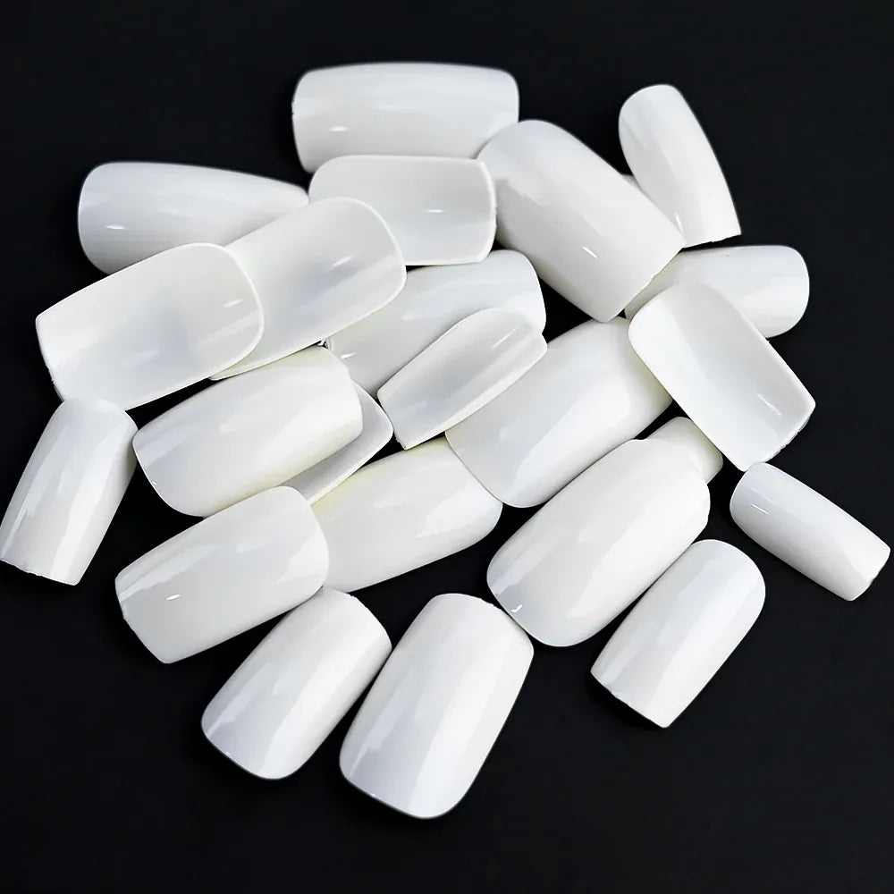 KissICON KissIcon 100Pcs Short Square Nails Full Cover Acrylic