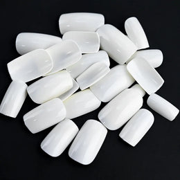 KissICON KissIcon 100Pcs Short Square Nails Full Cover Acrylic