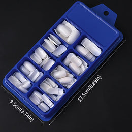 KissICON KissIcon 100Pcs Short Square Nails Full Cover Acrylic