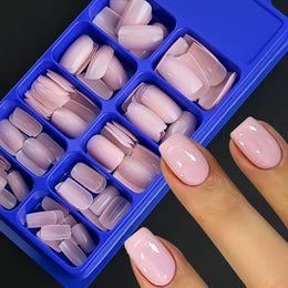 KissICON KissIcon 100Pcs Short Square Nails Full Cover Acrylic