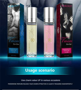 KissICON KissIcon 10ml Unisex Perfume Pheromone - Lasting Attracts