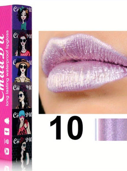 KissICON KissIcon 11 Color Waterproof Lip Gloss - Metallic