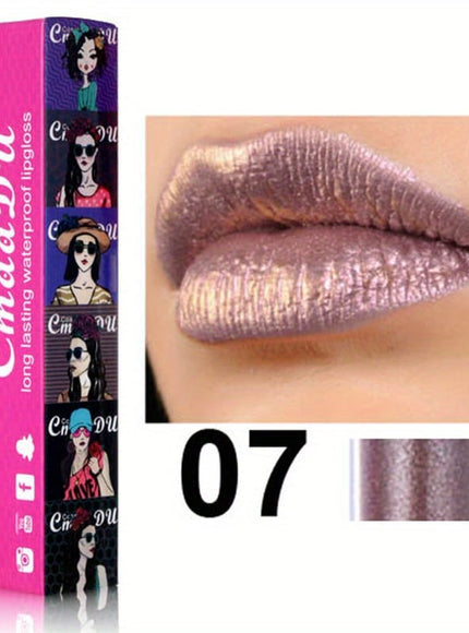 KissICON KissIcon 11 Color Waterproof Lip Gloss - Metallic