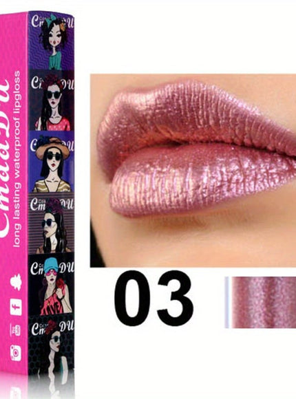 KissICON KissIcon 11 Color Waterproof Lip Gloss - Metallic