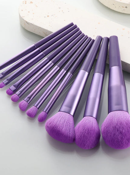 KissICON KissIcon 11pc Soft Fur Makeup Brushes - Beginner