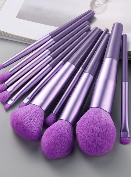 KissICON KissIcon 11pc Soft Fur Makeup Brushes - Beginner