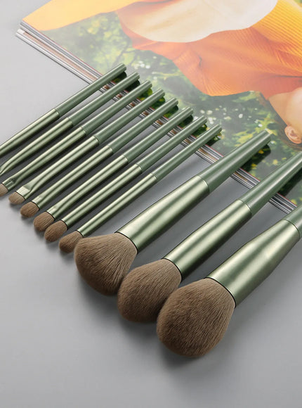 KissICON KissIcon 11pc Soft Fur Makeup Brushes - Beginner