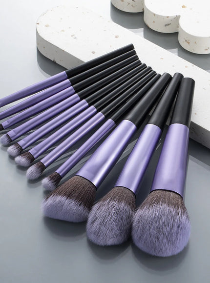 KissICON KissIcon 11pc Soft Fur Makeup Brushes - Beginner