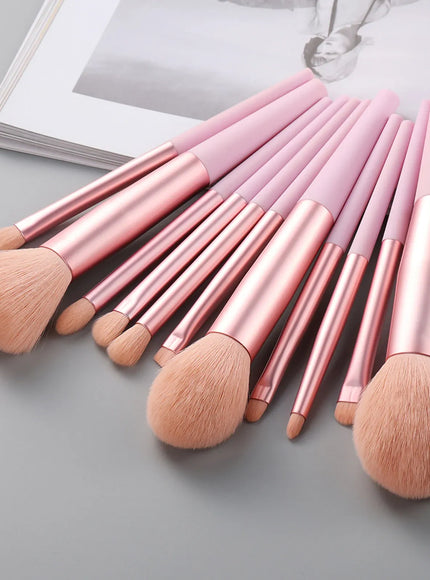 KissICON KissIcon 11pc Soft Fur Makeup Brushes - Beginner