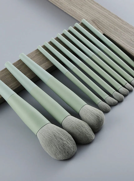 KissICON KissIcon 11pc Soft Fur Makeup Brushes - Beginner