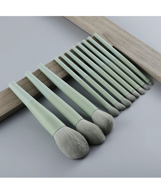 KissICON KissIcon 11pc Soft Fur Makeup Brushes - Beginner